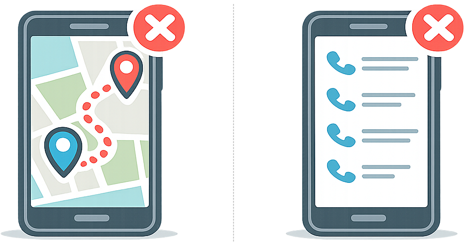 位置情報や通話履歴ではダメ