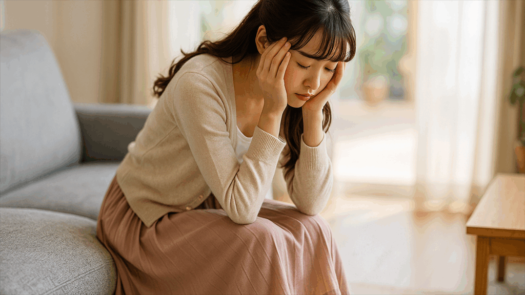 悩んでいる女性