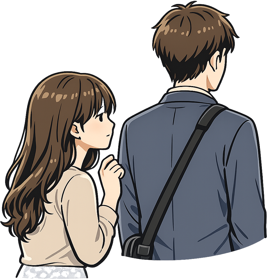 聞きたいことがある女性