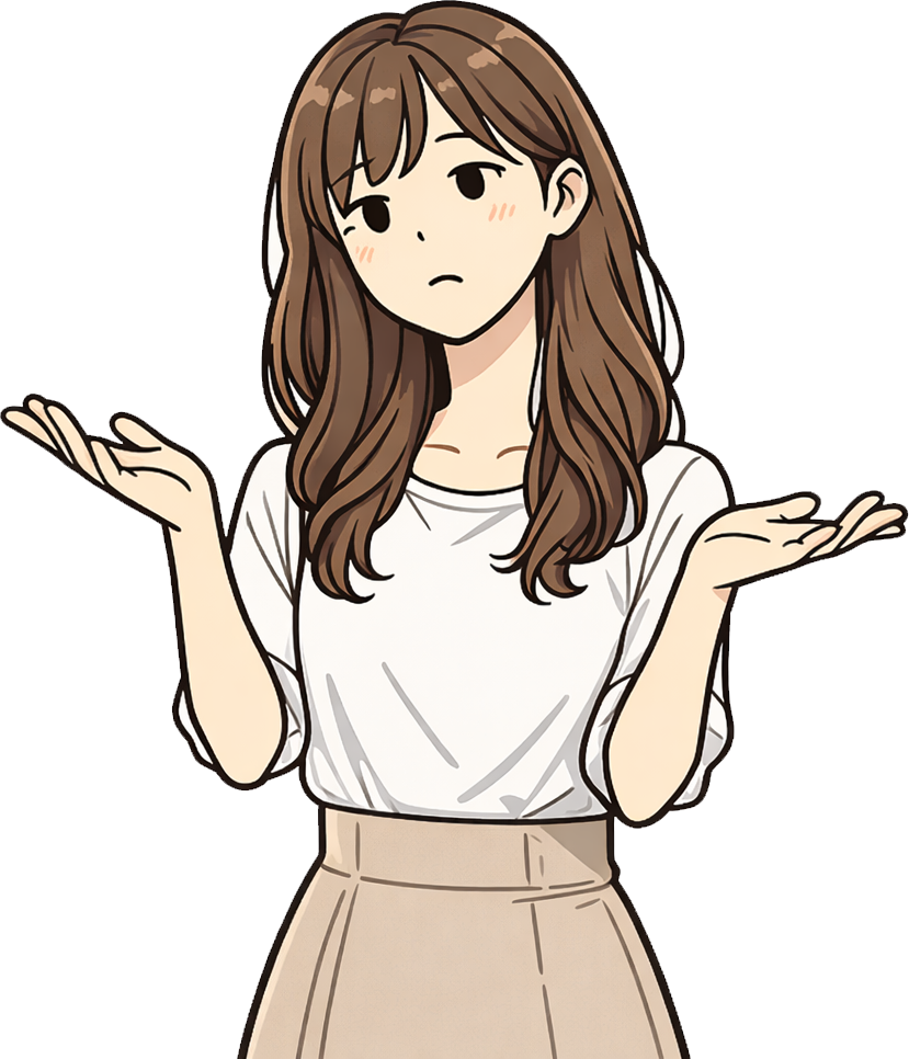 呆れている女性