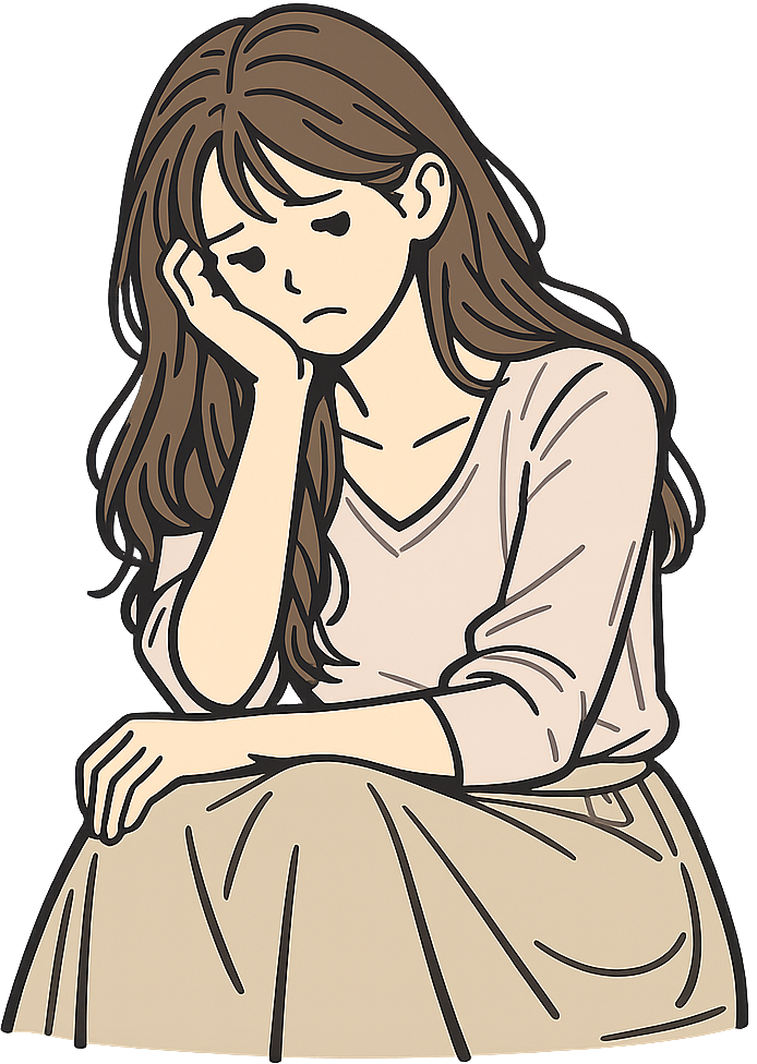 夫婦関係に疲れている女性