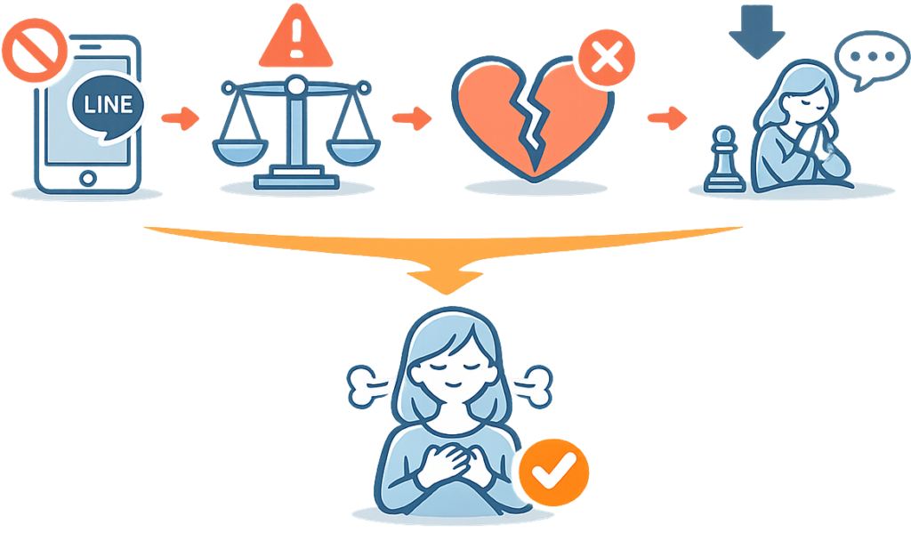 無断で触れない方が良いイメージ